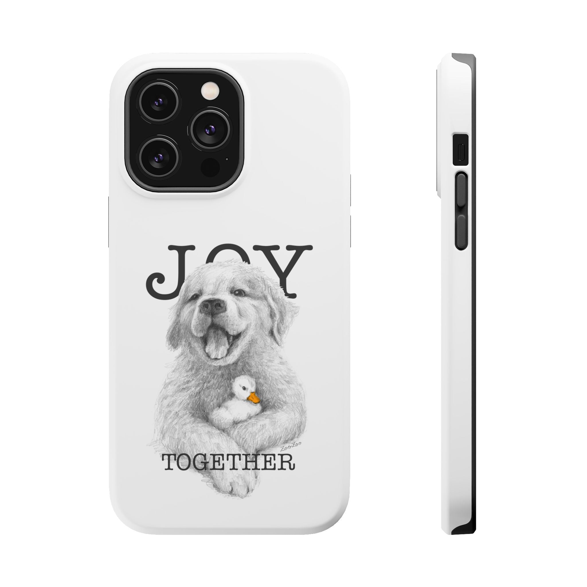 MagSafe Tough iPhone Case – Dog with Duckling | Joy Together