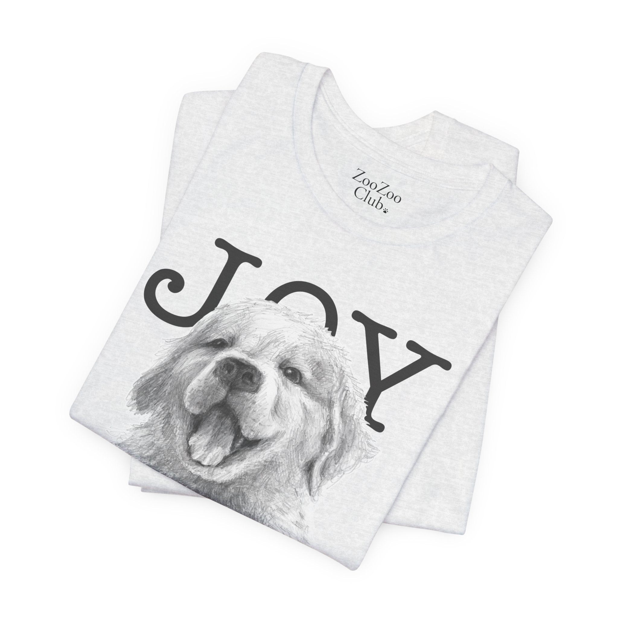 Unisex Cotton Tee – Dog with Duckling | Joy Together