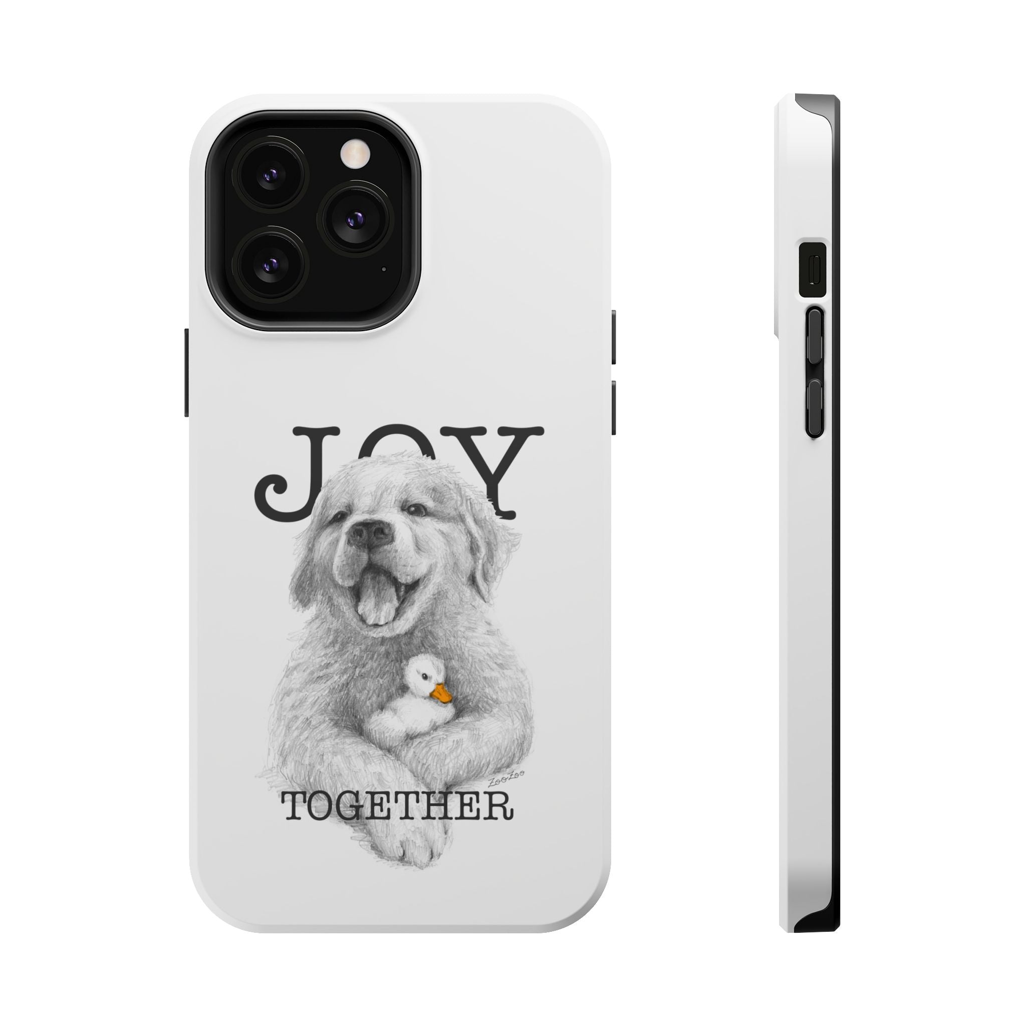 MagSafe Tough iPhone Case – Dog with Duckling | Joy Together