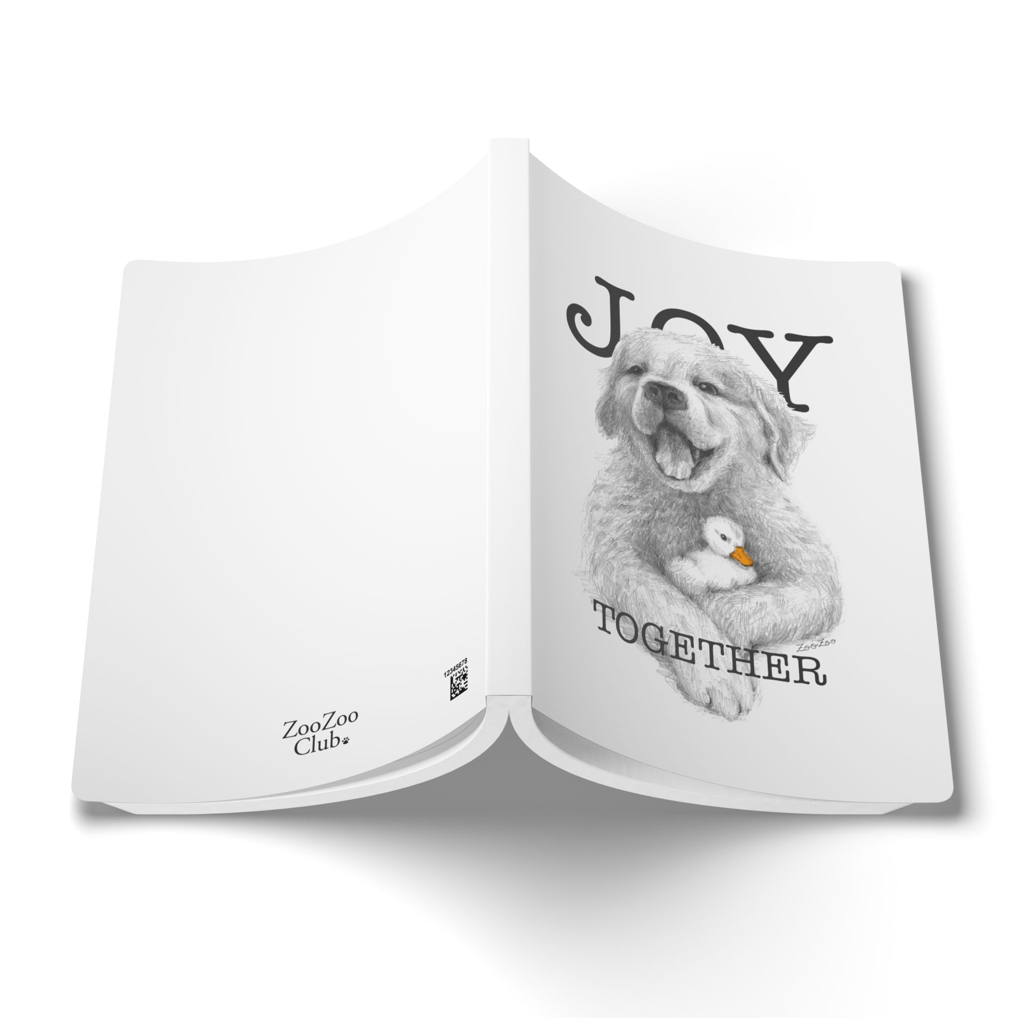 Softcover Journal – Dog with Duckling | Joy Together