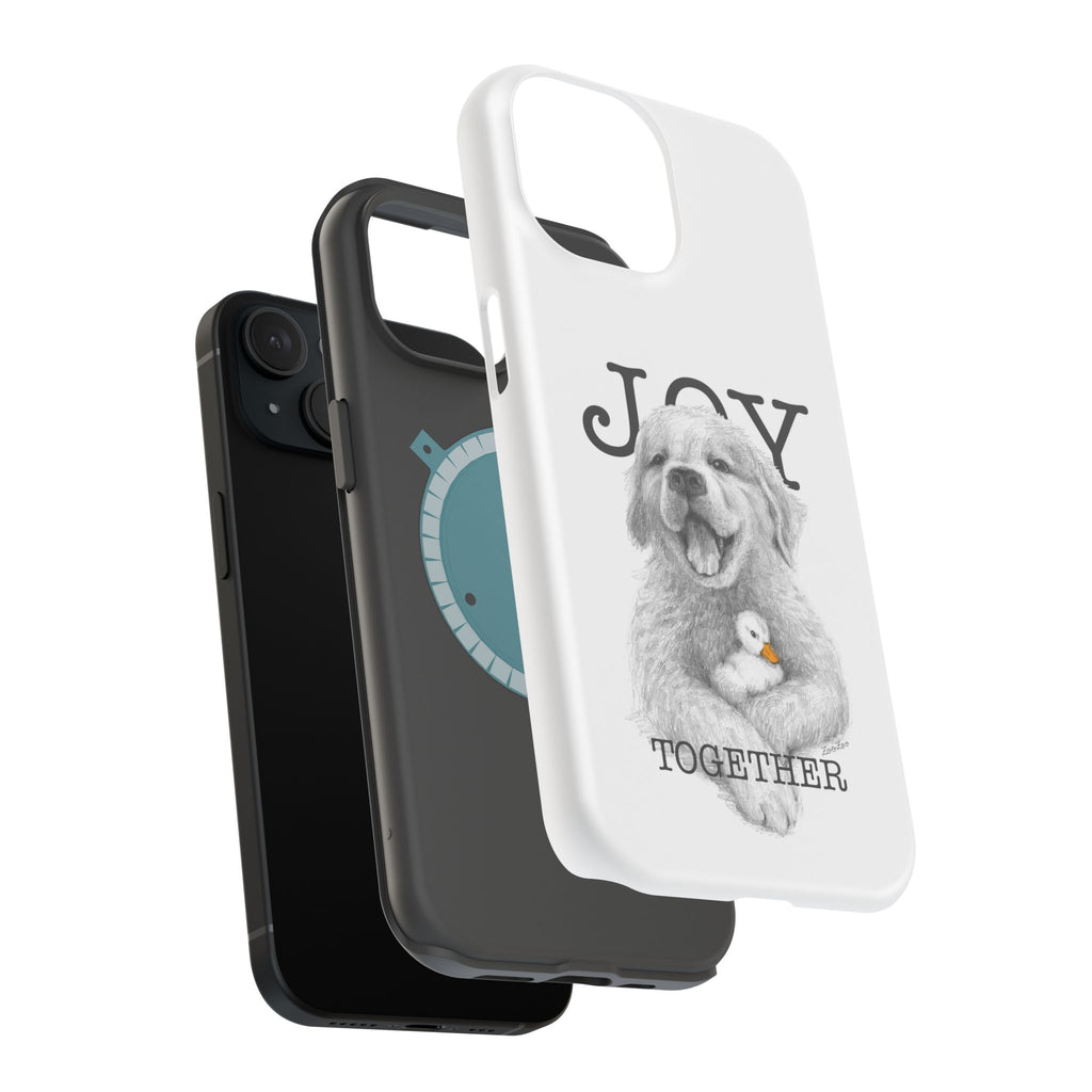 MagSafe Tough iPhone Case – Dog with Duckling | Joy Together