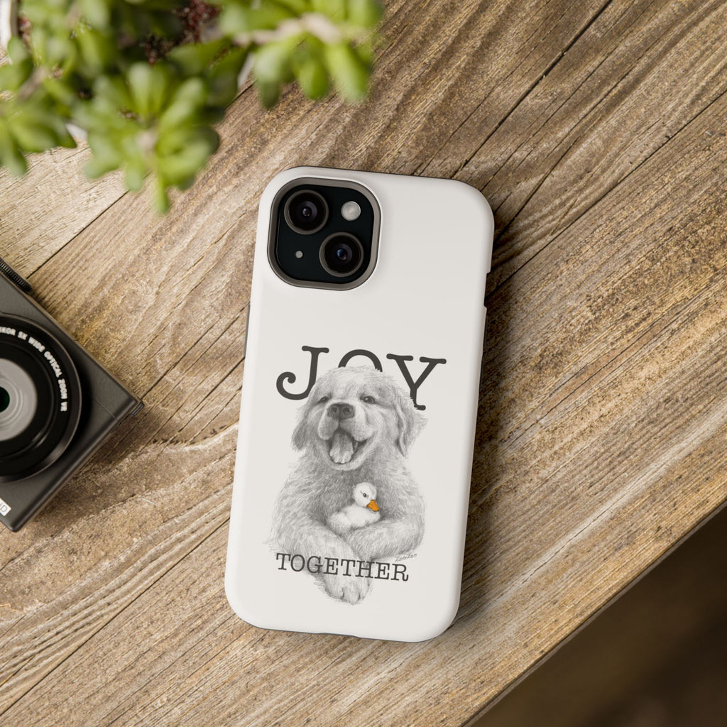 MagSafe Tough iPhone Case – Dog with Duckling | Joy Together